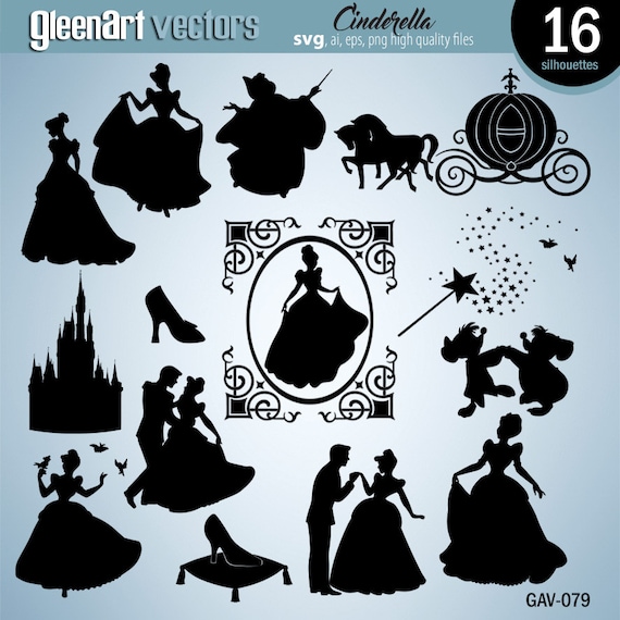 Download Cinderella svg Cinderella silhouettes Cinderella cut file ...