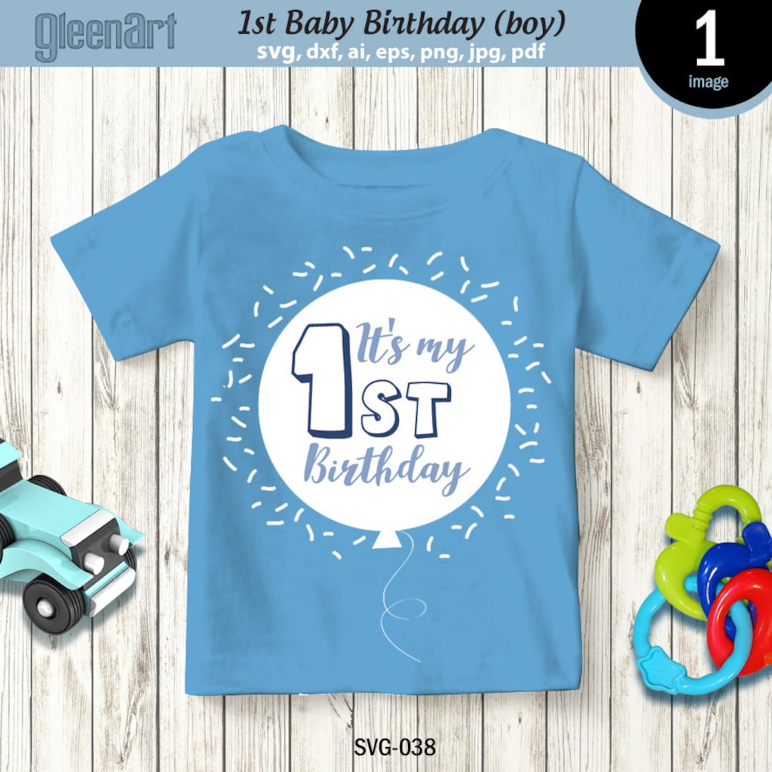 1st Birthday Boy Design, Boy Tshirt, Birthday Tshirt, One Year Old