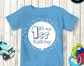 1st Birthday Boy Design, Boy Tshirt, Birthday Tshirt, One Year Old Princ, Tshirt Design 1st Birthday Tshirt INSTANT DOWNLOAD SVG-038