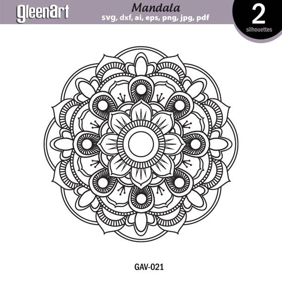 Download Mandala Svg Yoga Mandala Wallpaper Yoga Decoration Etsy