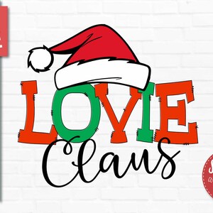 Lovie Claus SVG, DXF Png Eps Archivo de corte de Navidad