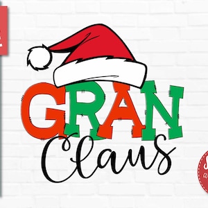 Gran Claus SVG, DXF Png Eps Archivo de Corte de Navidad