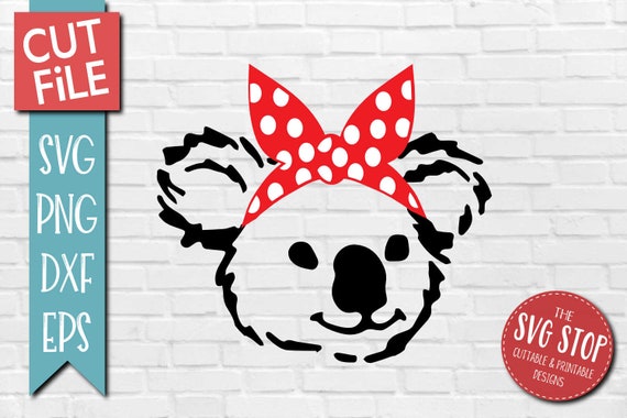 Download Animal Bandana Design Koala Bandana Svg Dxf Png Eps Etsy