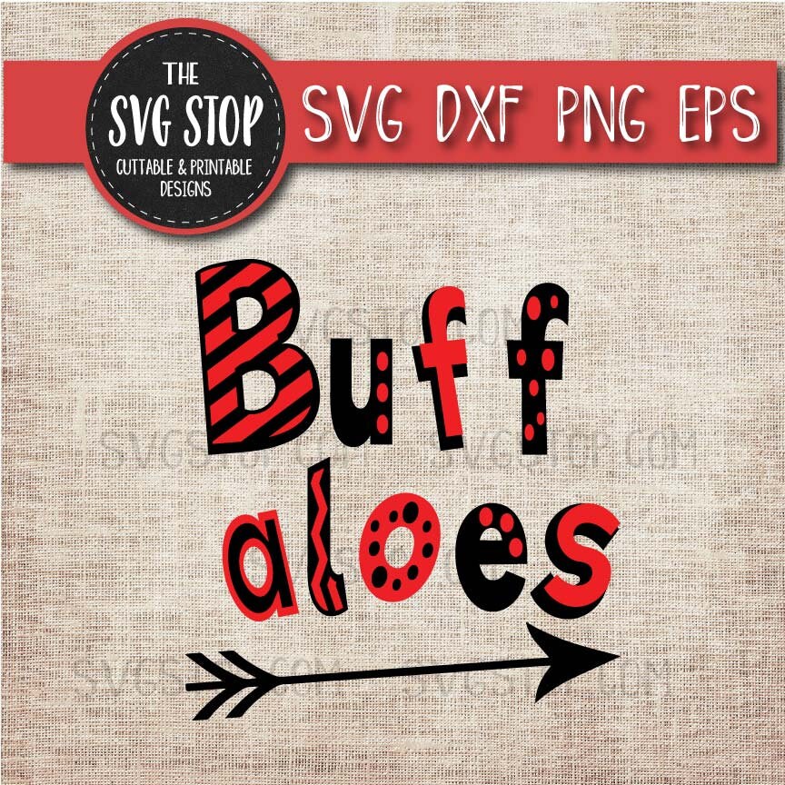 Buffalo Mascot Bundle - SVG, DXF, PNG Jpg Eps - Clip Art Cut File ...