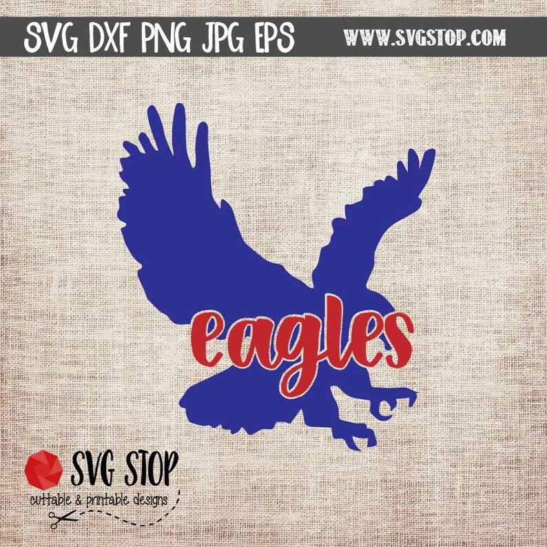 Eagle Mascot Mini Bundle - SVG, DXF, PNG, Jpg, Eps - Clipart Cut File ...