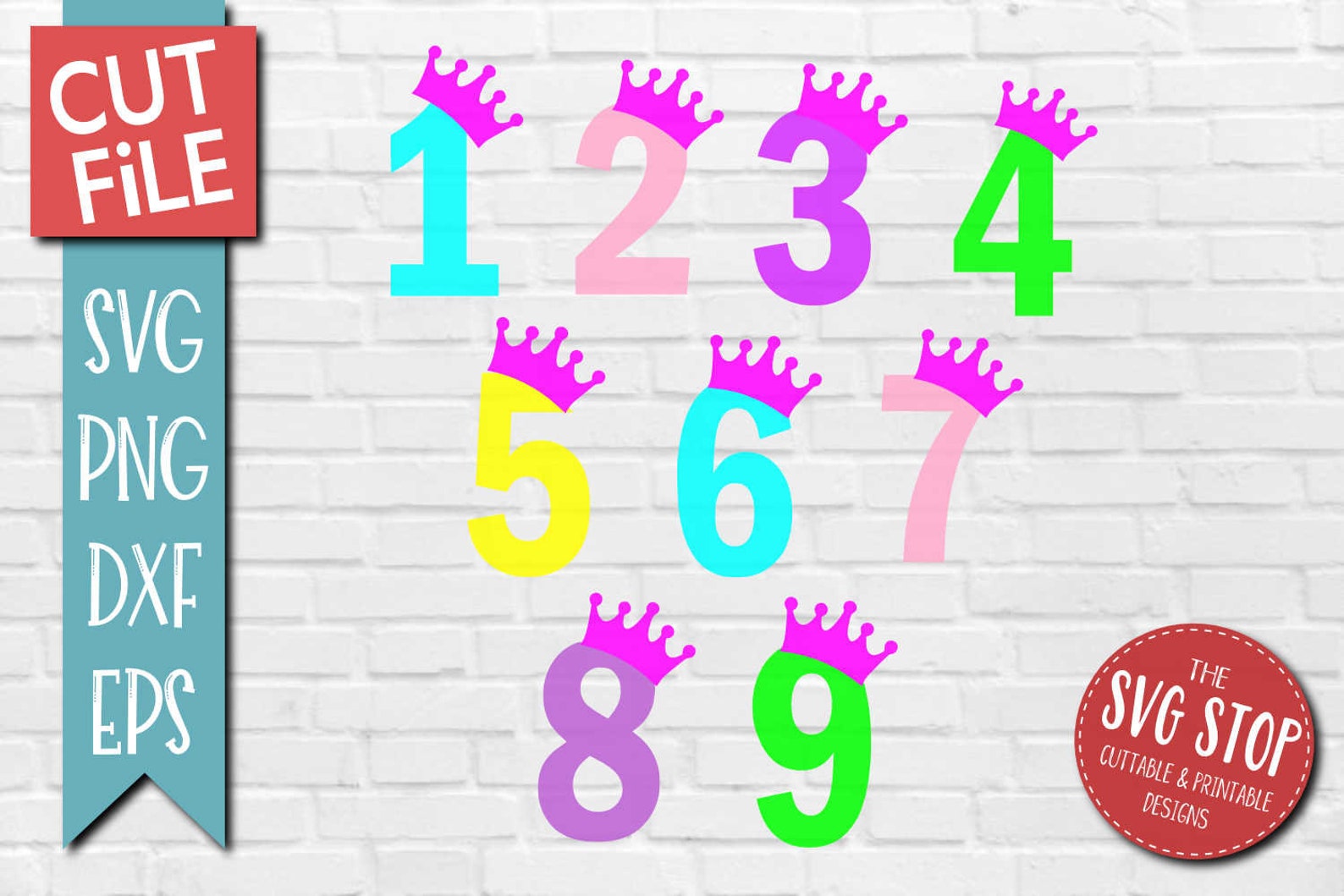birthday-princess-numbers-svg-and-studio-files-for-cricut-etsy