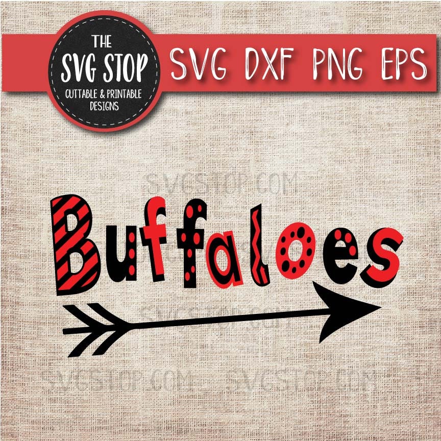 Buffalo Mascot Bundle - SVG, DXF, PNG Jpg Eps - Clip Art Cut File ...