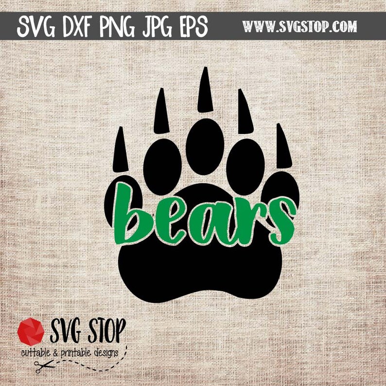 Free Free Bear Paw Svg File 326 SVG PNG EPS DXF File