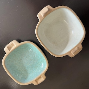 Glidden Pottery #167 Covered Casserole, Matrix Turquoise Teal, Alfred NY, 1950s