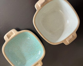 Glidden Pottery #167 Covered Casserole, Matrix Turquoise Teal, Alfred NY, 1950s