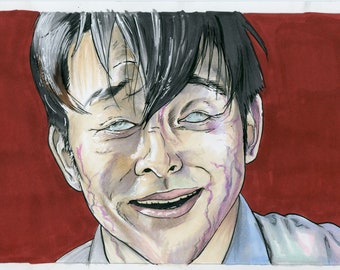 Train to Busan art print portrait Illustration