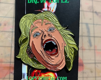 Re-animator Barbara Crampton Soft Enamel pin