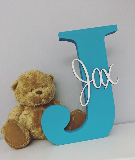 Nursery Letters Wooden Letters Nursery Decor New Baby Etsy