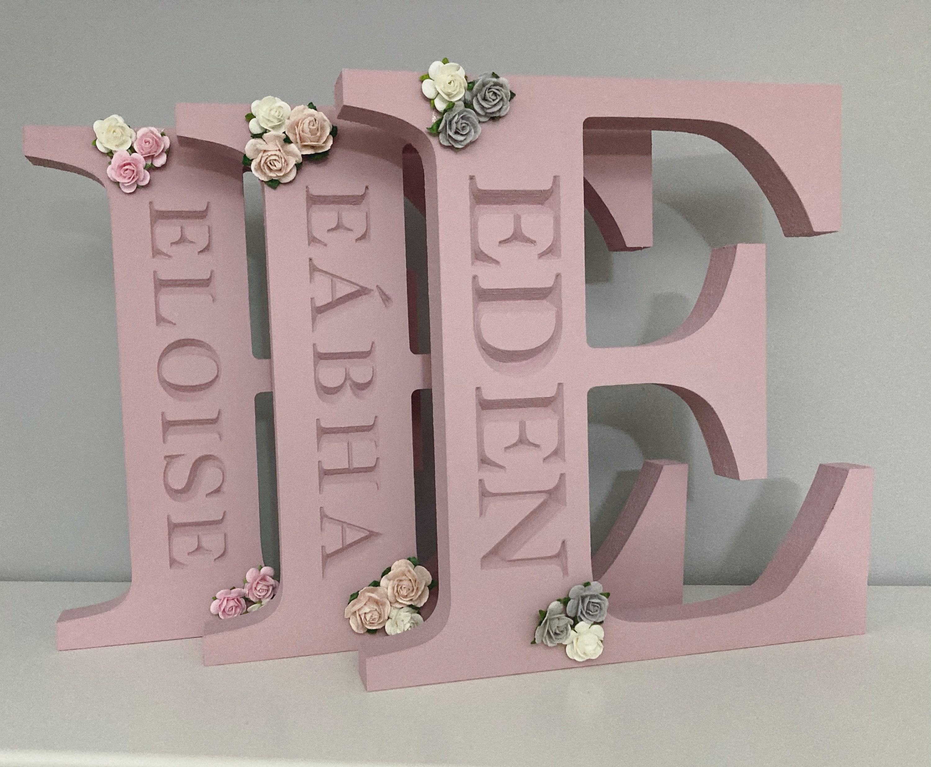 Nursery Letters Wooden Letters Nursery Decor New Baby Etsy UK