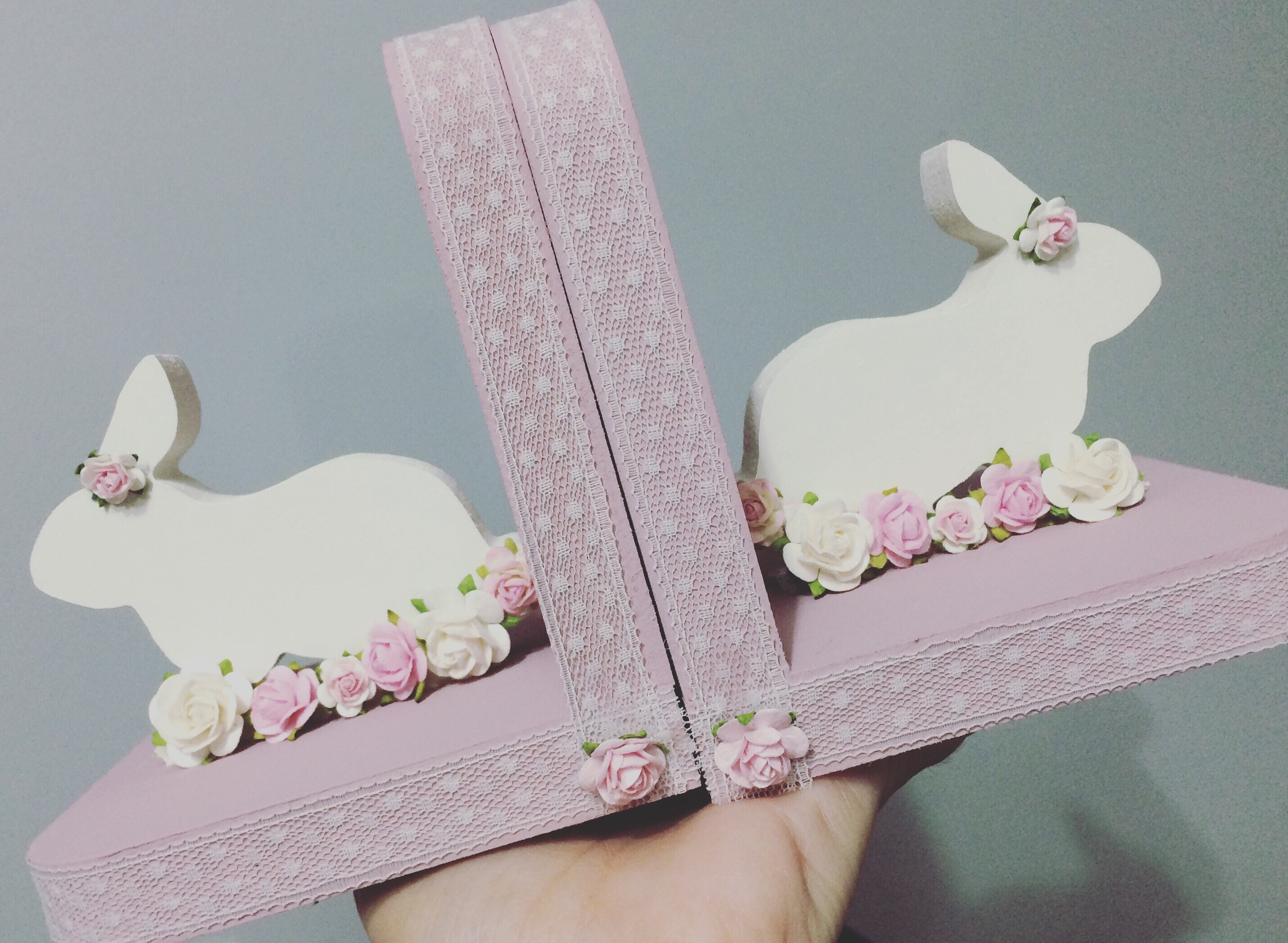 Bookends Rabbit Bookends Bunny Bookends New Baby gift Etsy