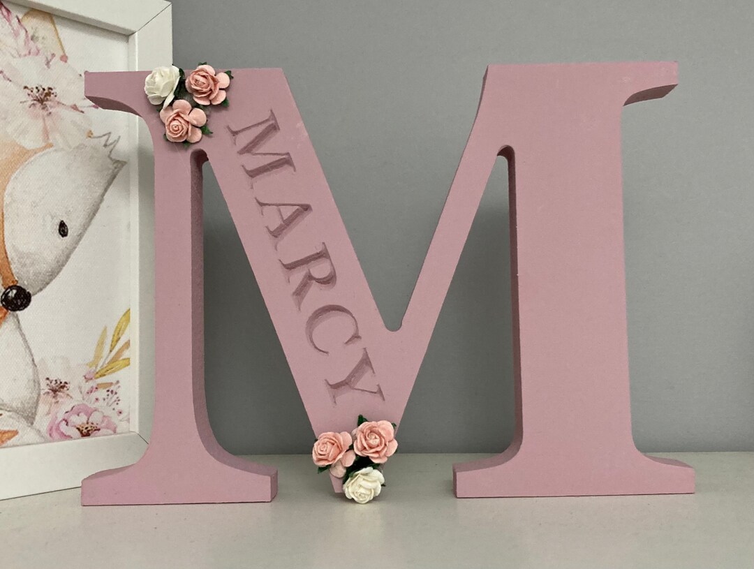 Marcy 15cm Letter With the Name Bedroom Decor Nursery - Etsy