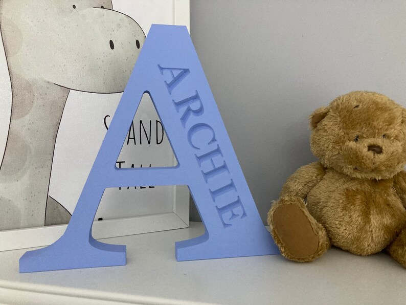 Nursery Letters Wooden Letters Nursery Decor New Baby Etsy