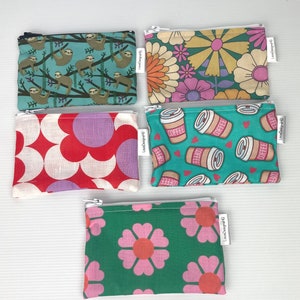 Vente en gros Lot de 20 pochettes de tailles assorties Meilleures ventes Coton australien fait main avec fermeture éclair Trousse de maquillage Porte-monnaie organisateur