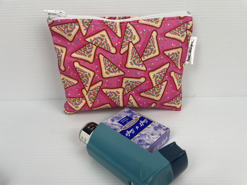Fairy Bread Purses Cute Laura Wayne Fabric, Zipper Pouch, Australian Made Coin Purse Cotton pouch with nylon zipper 3 different sizes avail image 3