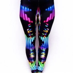 Supernova Mood Hoops Leggings (Blacklight Reactive!)