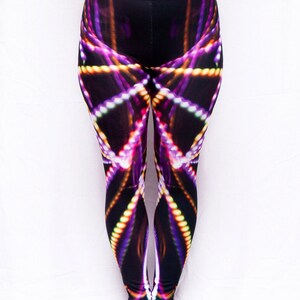Leggings Vortex Mood Hoops (reativa à luz negra!)
