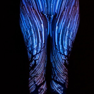 Star Spin Leggings (Blacklight Reactive!)
