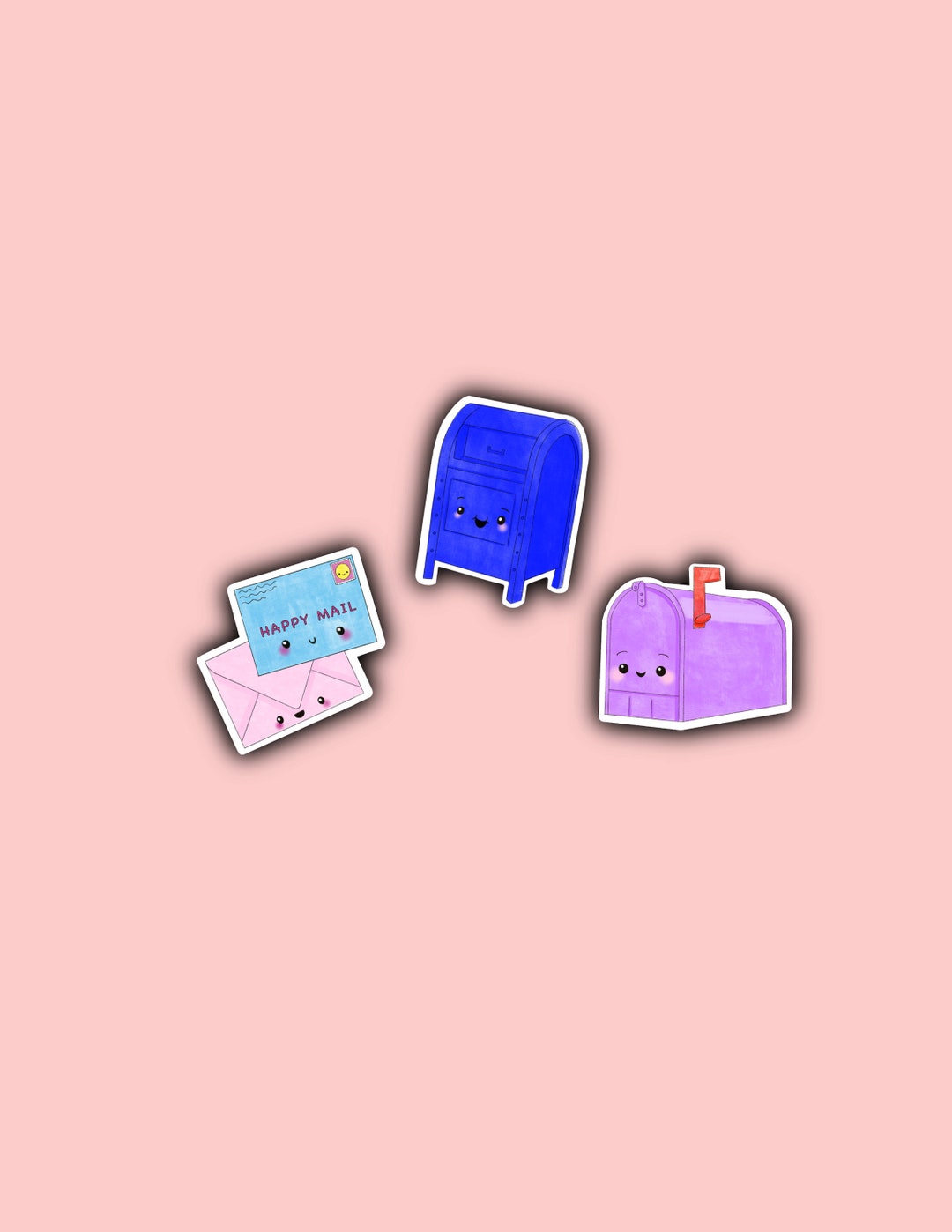 Mail Sticker 4k Mail Sticker Pack (set of 3) - Etsy