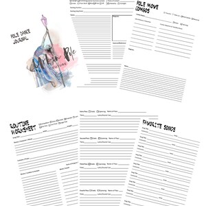 Pole Dance Journal - Digitial Download