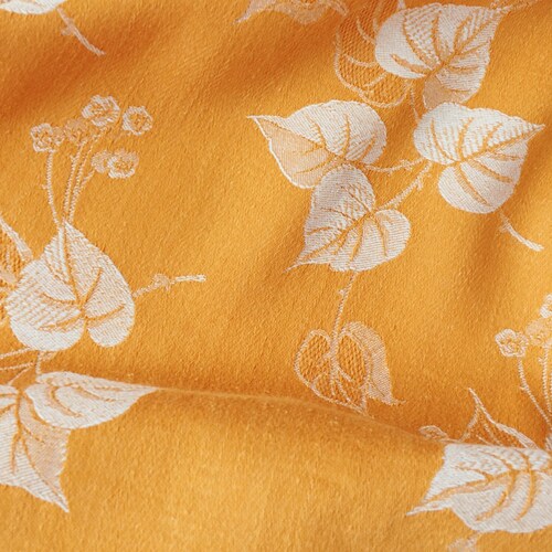 1940s Vintage Ticking Fabric shops Warm Yellow Floral Damask Cotton RARE Treasure