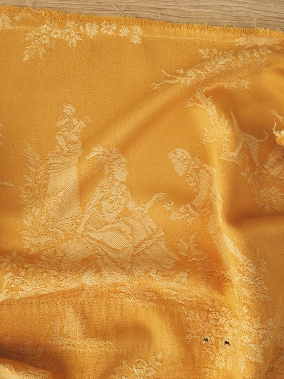 アンティーク ティッキング 生地 50インチ×24インチ 美しいアンティークティッキング生地 1930年代 希少