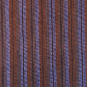 WAITLIST - BROWN Lilac Vintage Ticking Fabric Striped Cotton Upholstery Weight 1900s Historic Per Yard - Ticking Depot - Ra-Marron-001
