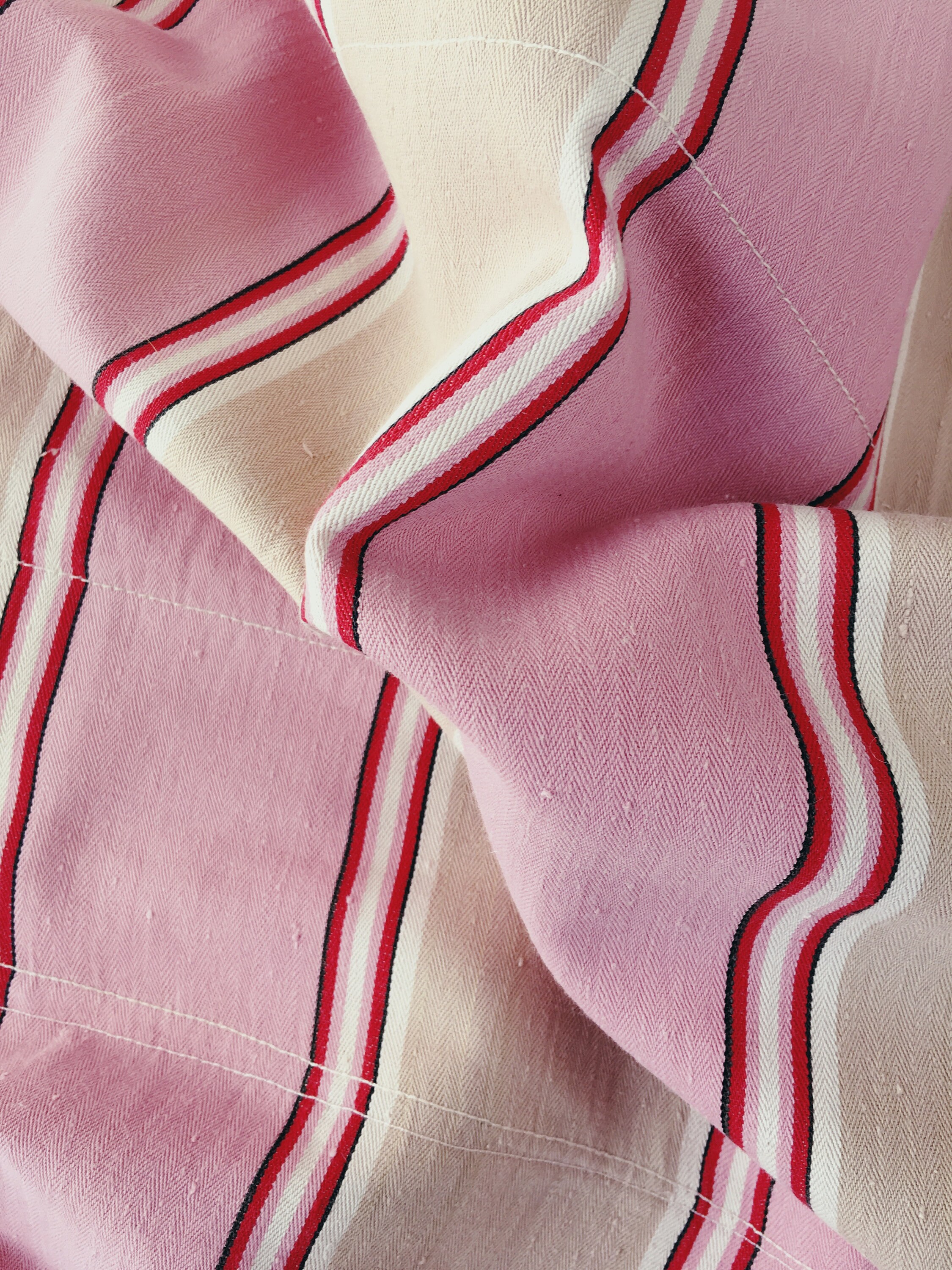 ウェイトリスト - アンティーク ティッキング生地 ヴィンテージ 1940