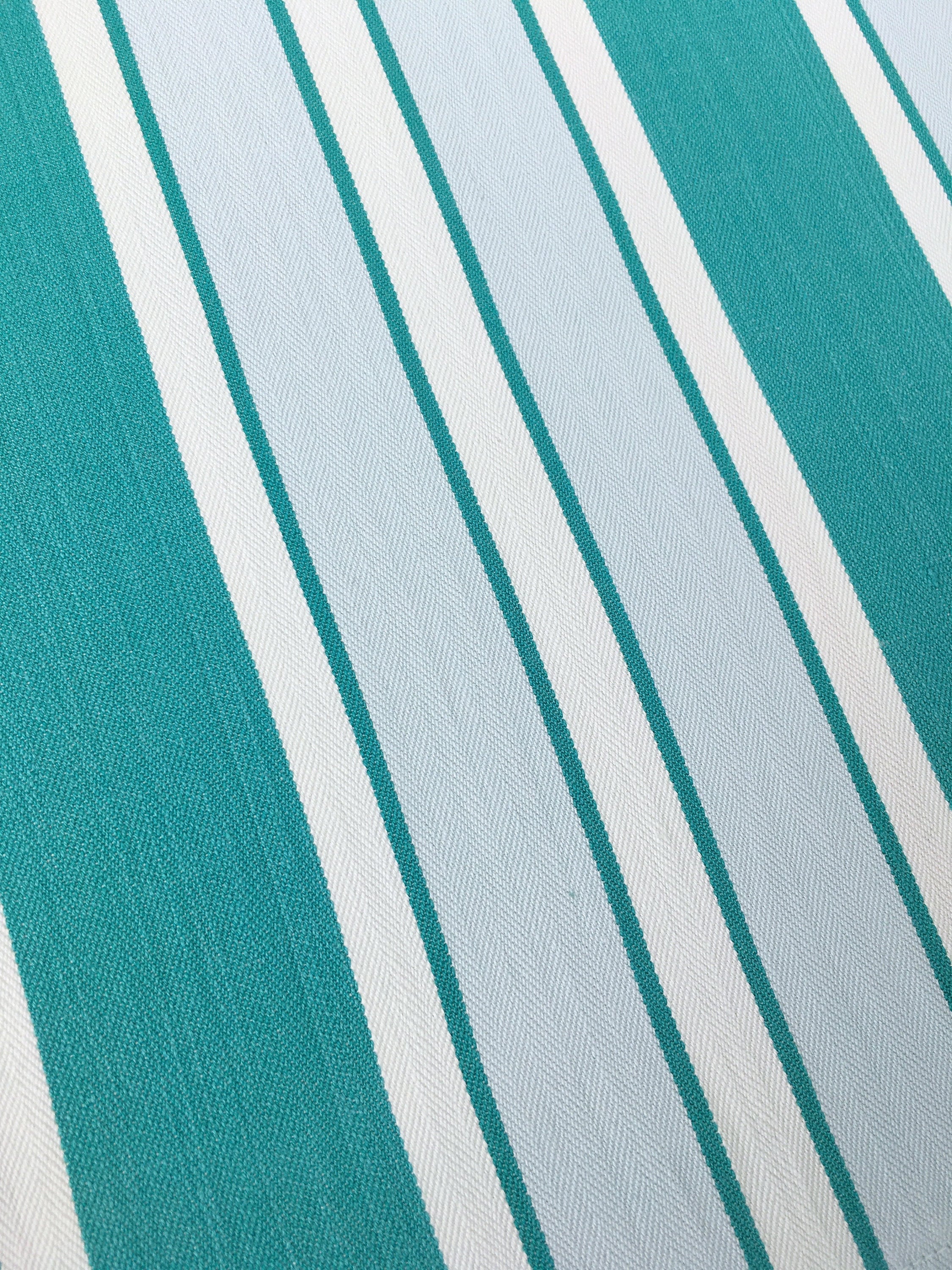 23インチ×23インチ アンティークティッキング生地 美しいグリーン