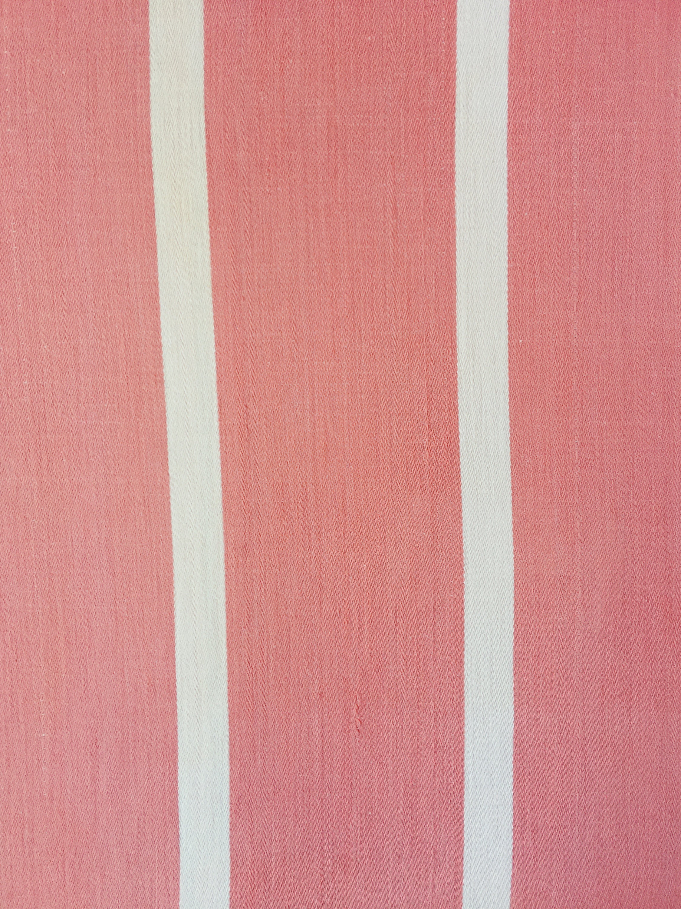 24インチ×47インチ 美しいストライプ柄 ヴィンテージ ティッキング