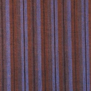 WAITLIST - Fabric SAMPLE 4&quot;x4&quot; - BROWN Lilac Vintage Ticking Fabric Striped Cotton Upholstery Weight 1900s Historic Yardage  - Ra-Marron-001