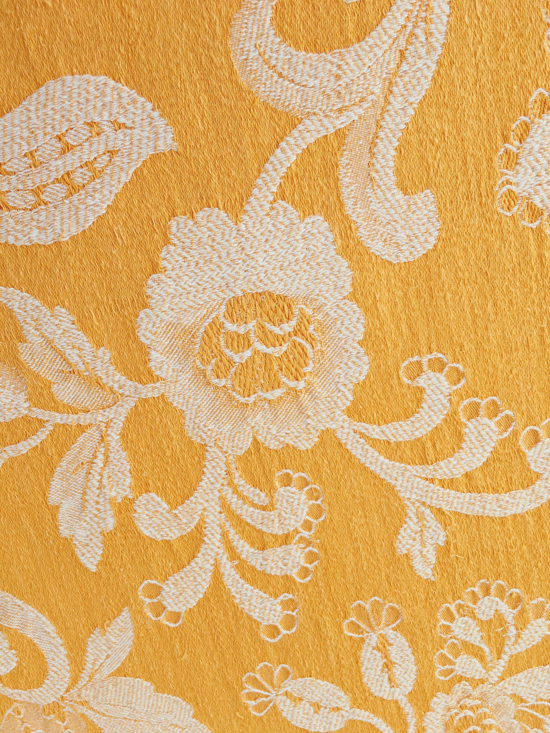 Yellow Antique Fabric Ticking Fabric 1930-1950 Mattress | Etsy