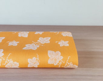 Per Yard - FINE Golden Yellow Ticking Fabric Antique Cotton Interior Design Curtains Yardage - Ticking Depot - Da-Amarillo-002