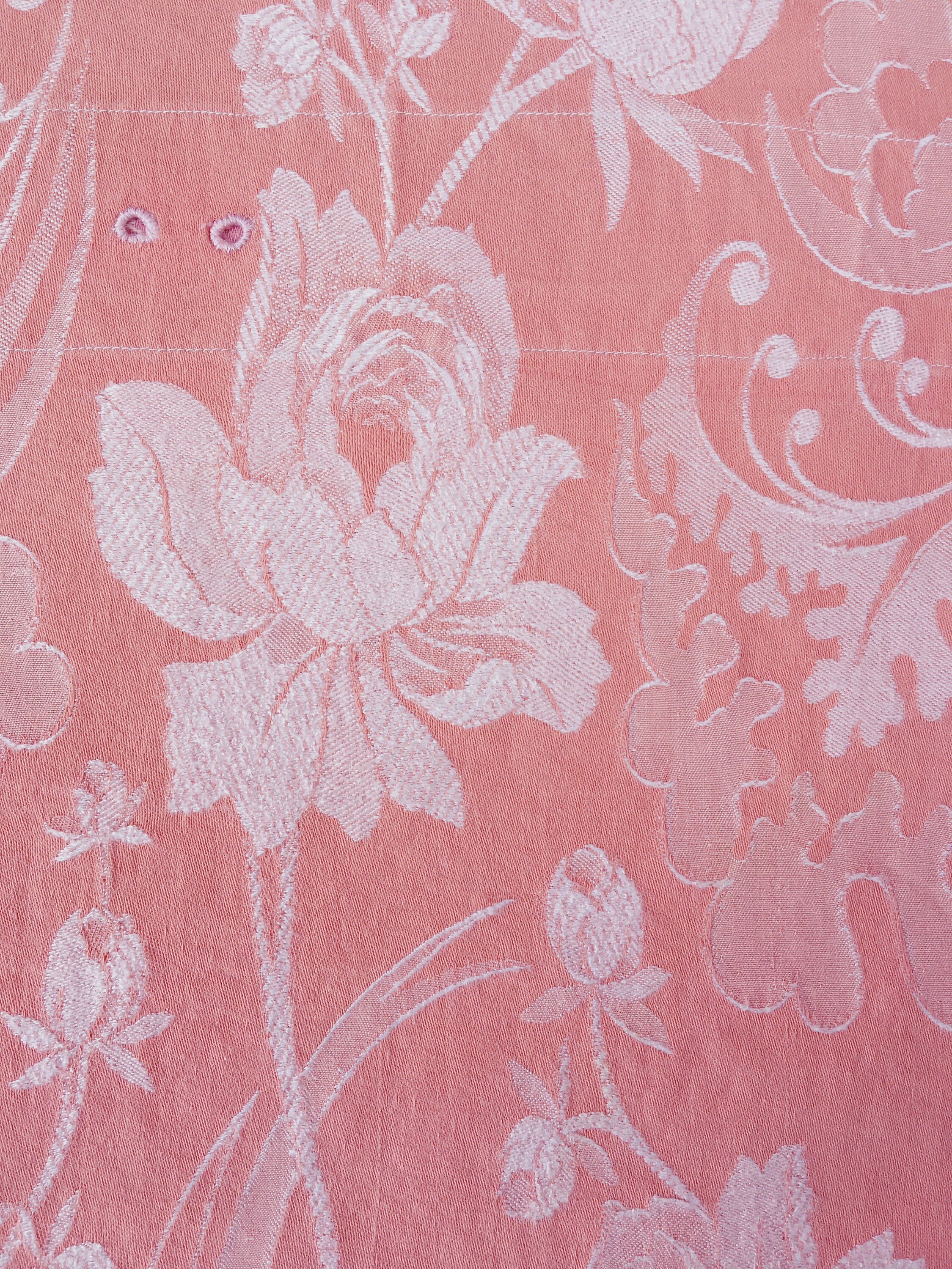 36インチ×35インチ アンティーク ティッキング生地 1940年代 花柄