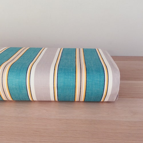 1.3 Yards - Primitive Antique Rustic European Ticking Fabric Cotton shops TWILL Green Taupe Stripes Tissu Farmhouse Decor Pillows 1900s Unused