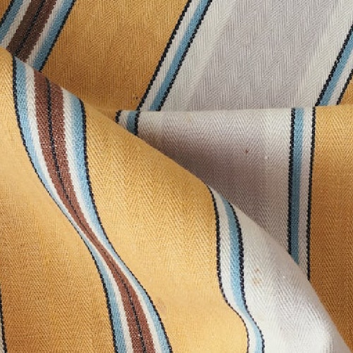 専用★Sweden＊Hand woven linen cloth＊・* Handspun Handwoven Cotton, Chunky Texture Fabric, Natural