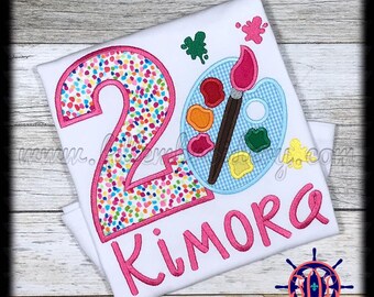 Paint Party Shirt, Painting Party Shirt, Paint Birthday Shirt, Art Party Shirt, Art Birthday Shirt, Paint Palette Shirt