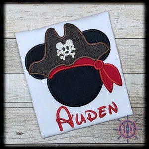 Mister Mouse Pirate Applique Shirt, Boy's Mister Mouse Pirate Applique Shirt