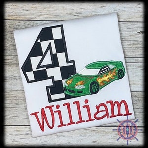 Race Car Birthday Shirt, Car Birthday Shirt