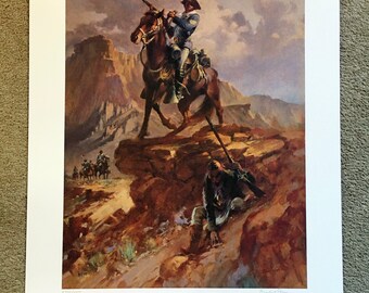 Buffalo Soldier, 9th & 10th Cavalry Monument Official Print