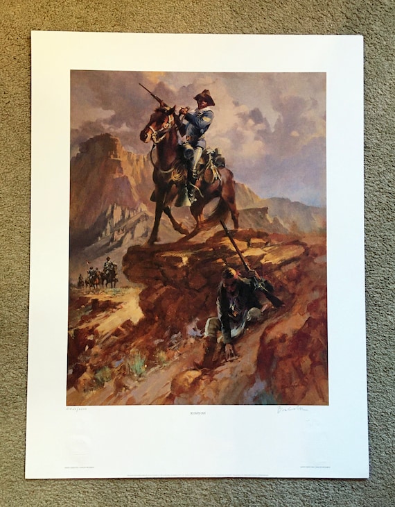 Buffalo Soldier, 9th & 10th Cavalry Monument Official Print