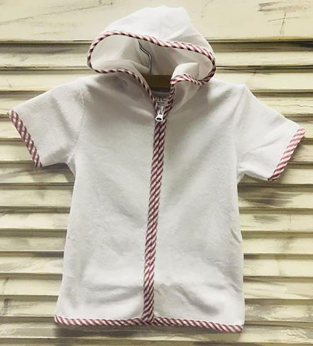 Boys Beach Cover Up Personalized Swim Suit Cover Up Full Zip Etsy