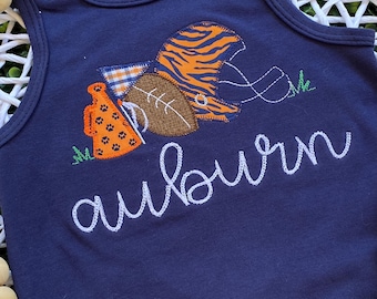 Football Team Baby Bubble: Personalized Toddler Outfit