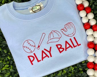 Personalized Baseball Shirt for Boy: Toddler Baseball T-Shirt