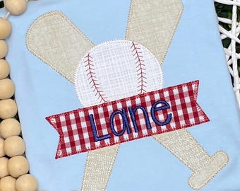 Personalized Baseball T-shirt: Custom Toddler Boy Gift