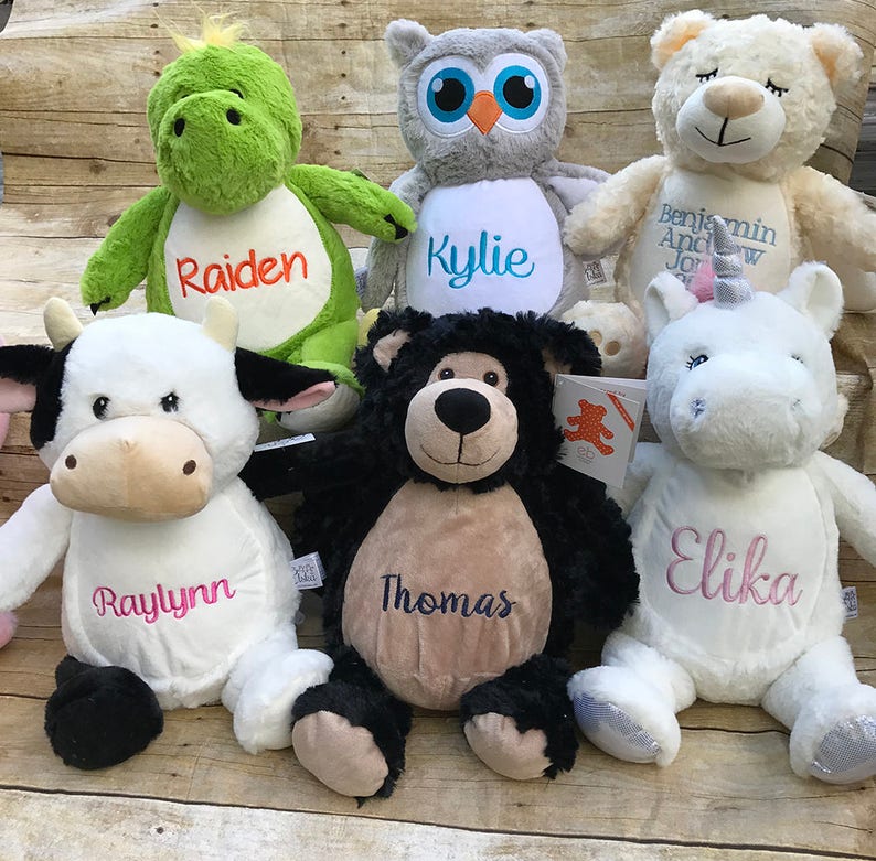 etsy personalized stuffed animal